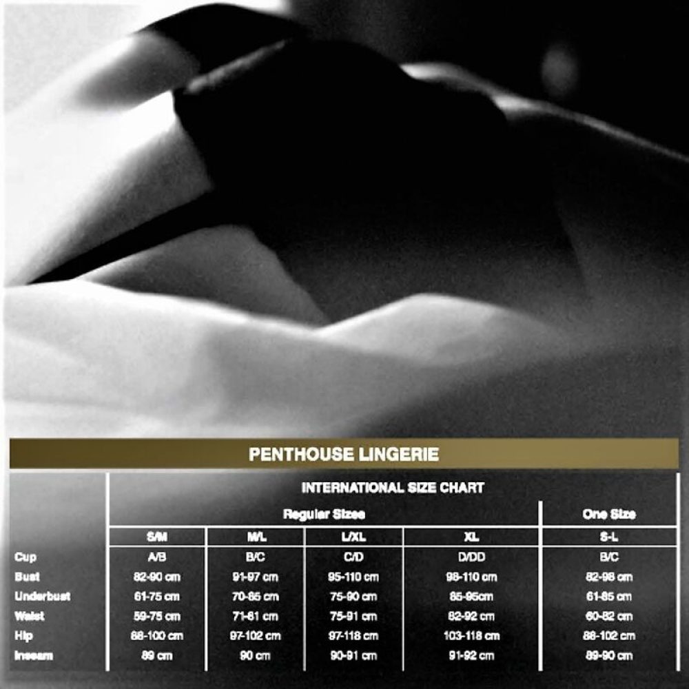 Penthouse® Lingerie Decote em V XL - You Like It Store
